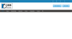 Desktop Screenshot of cobbrealtors.com